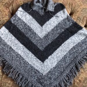 100% Authentic Real Alpaca Wool Poncho